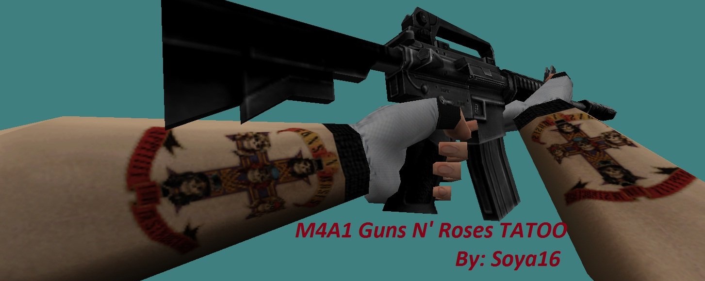Скриншот M4A1 Guns N' Roses TATOO