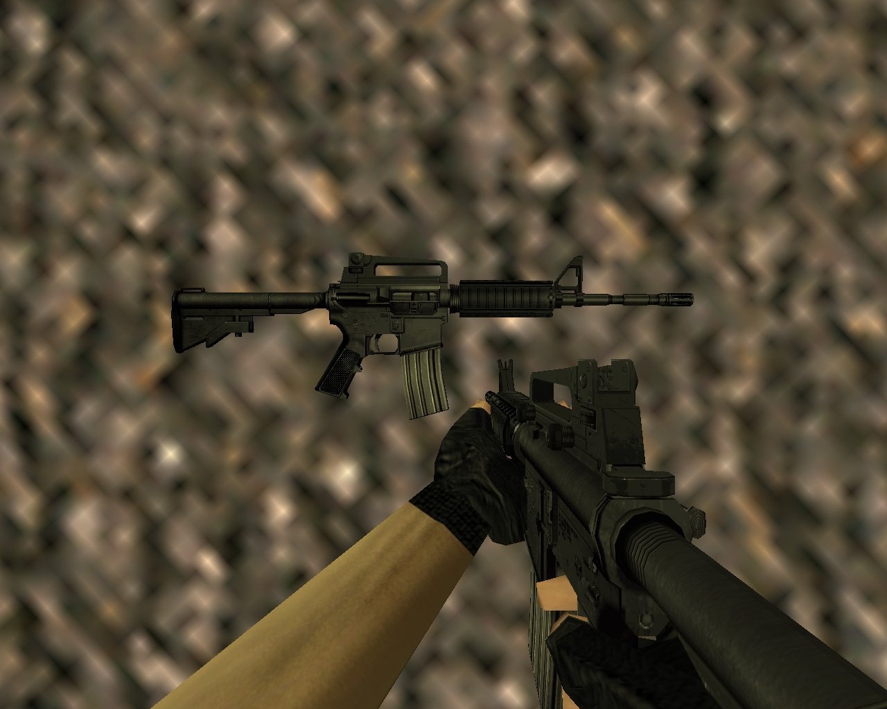 Скриншот M4A1 on mullet anims
