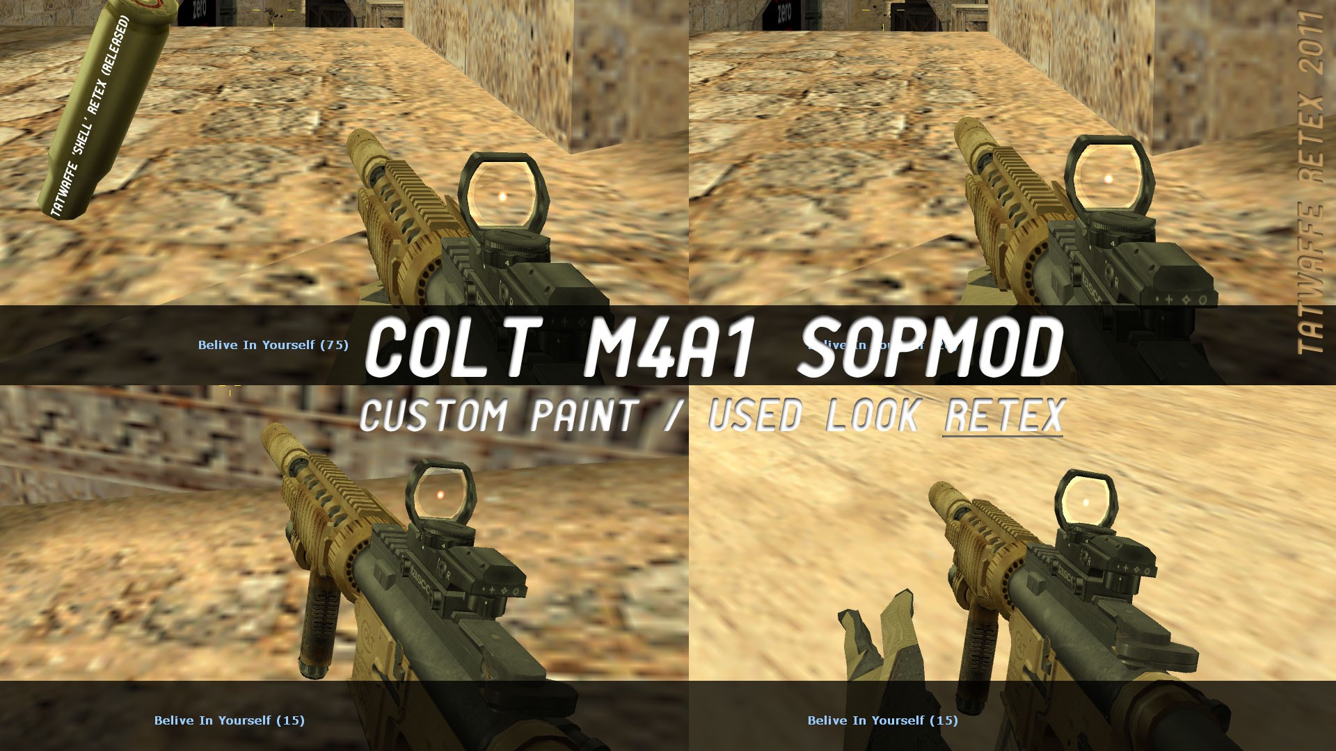 Скриншот M4A1 SOPMOD RETEX