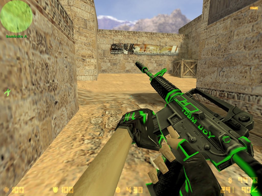 Скриншот Green/black M4A1!