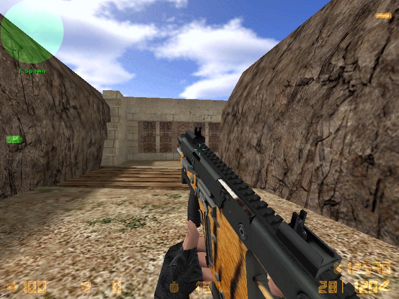 Скриншот Модель оружия CrossFire Style MK5-T для cs 1.6