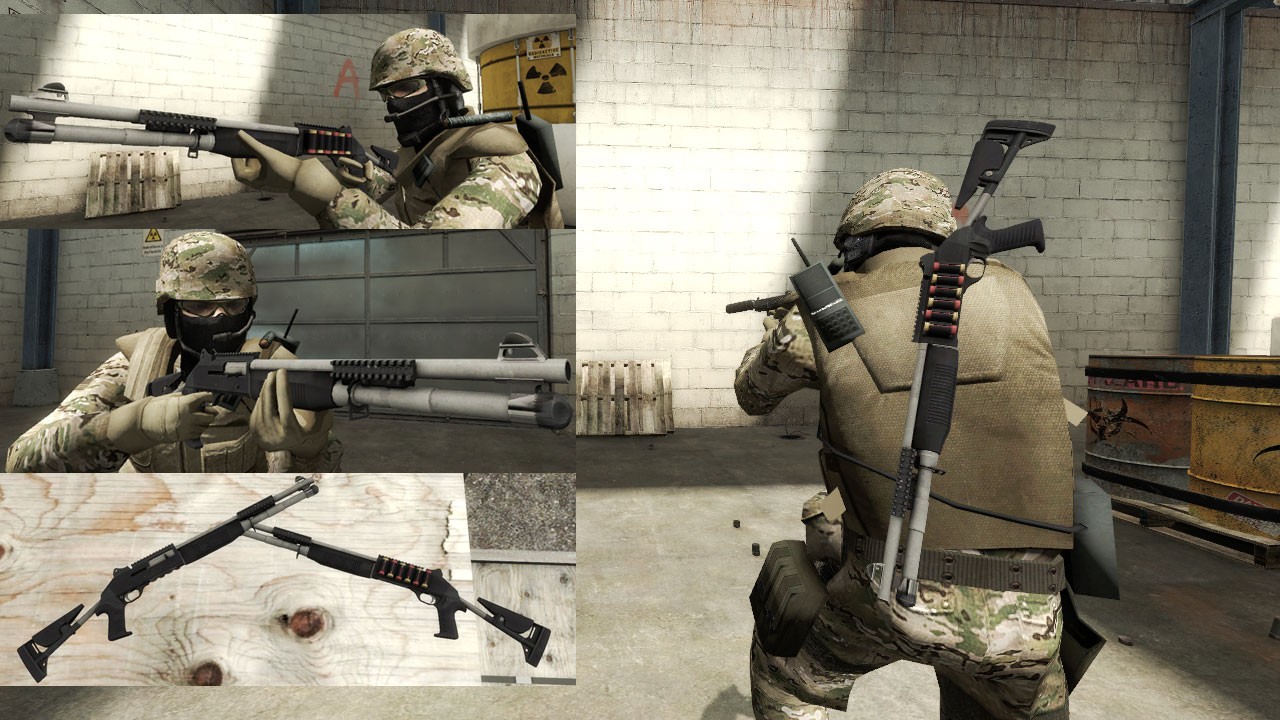 Скриншот Модель оружия XM1014 для CSS