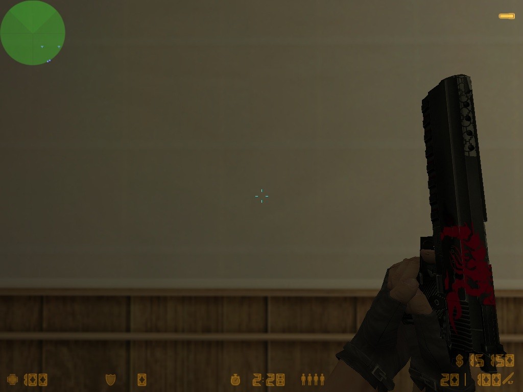 Скриншот Модель пистолета Five-Seven для cs 1.6