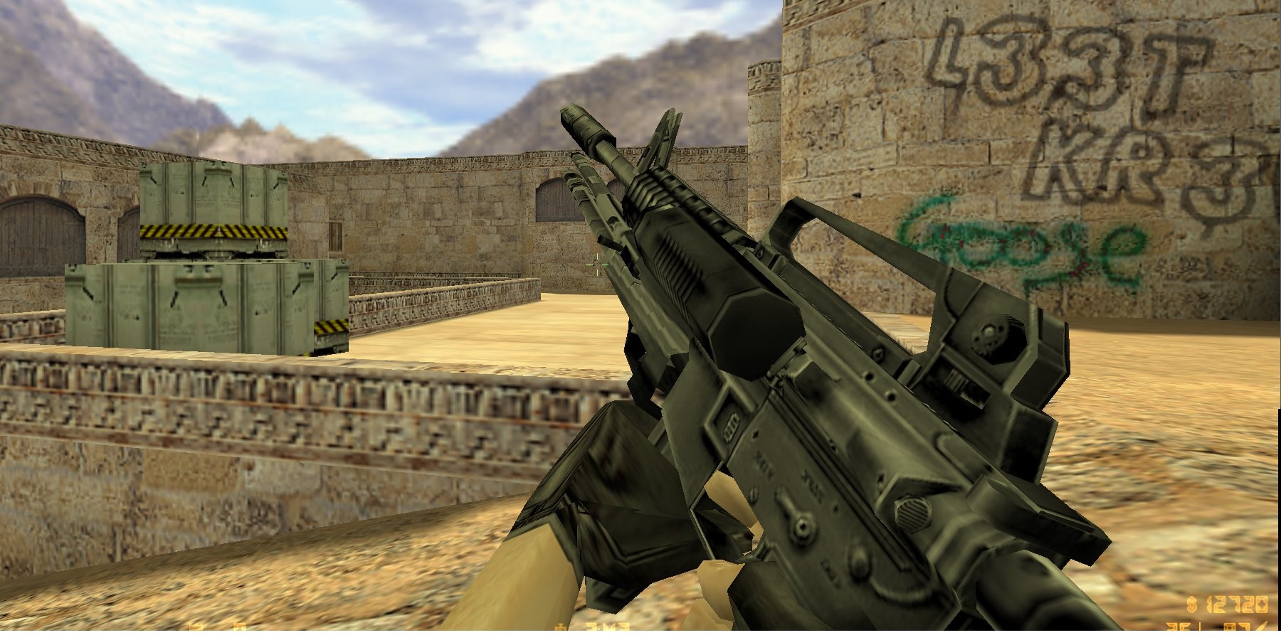 Скриншот M4 with Shotgun and with flashlight