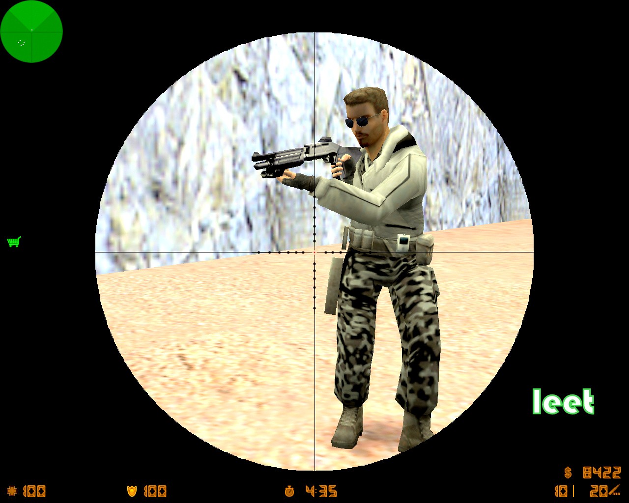 Скриншот Зимняя форма для террористов для cs 1.6