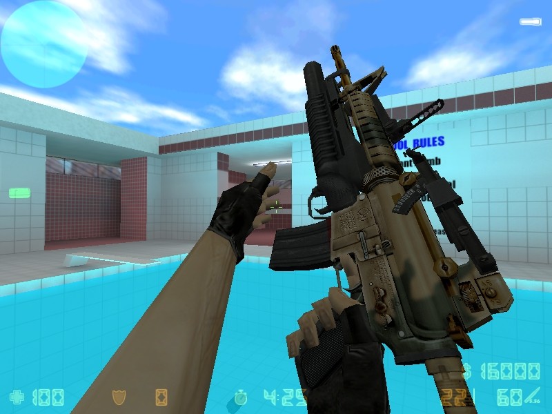 Скриншот Colt M4A1 with M203 Grenade launcher (camo reskin)