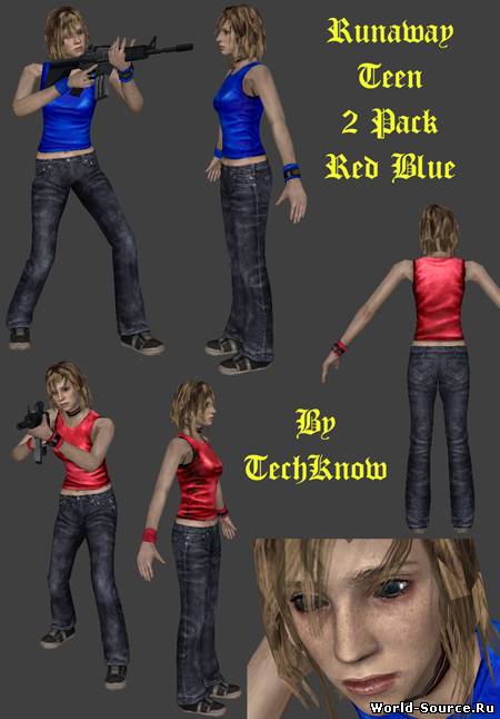 Скриншот Модель админа Runaway Teen Girl для CS:S