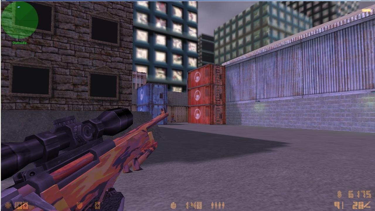 Скриншот AWP orange camo