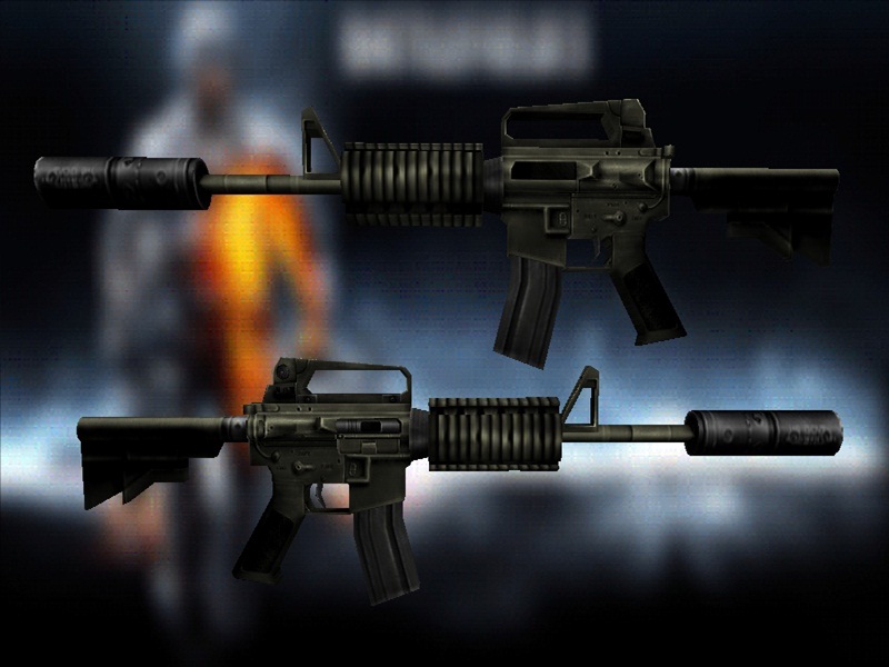 Скриншот M4A1 как в Battlefield 3
