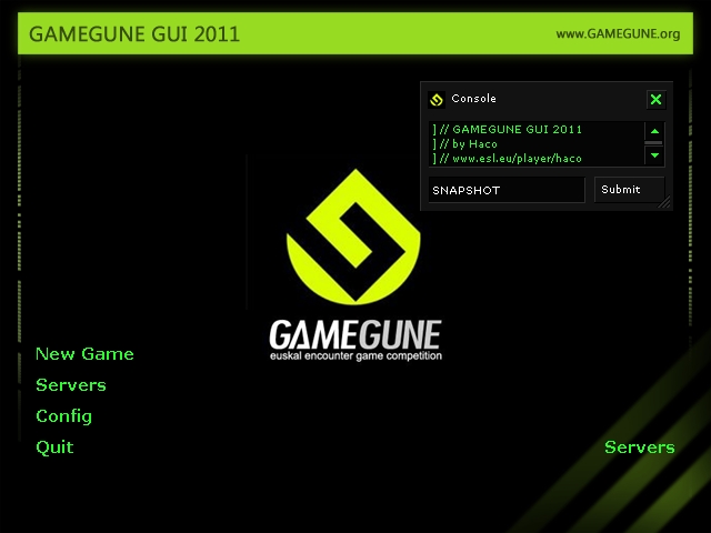 Скриншот GAMEGUNE GUI 2011