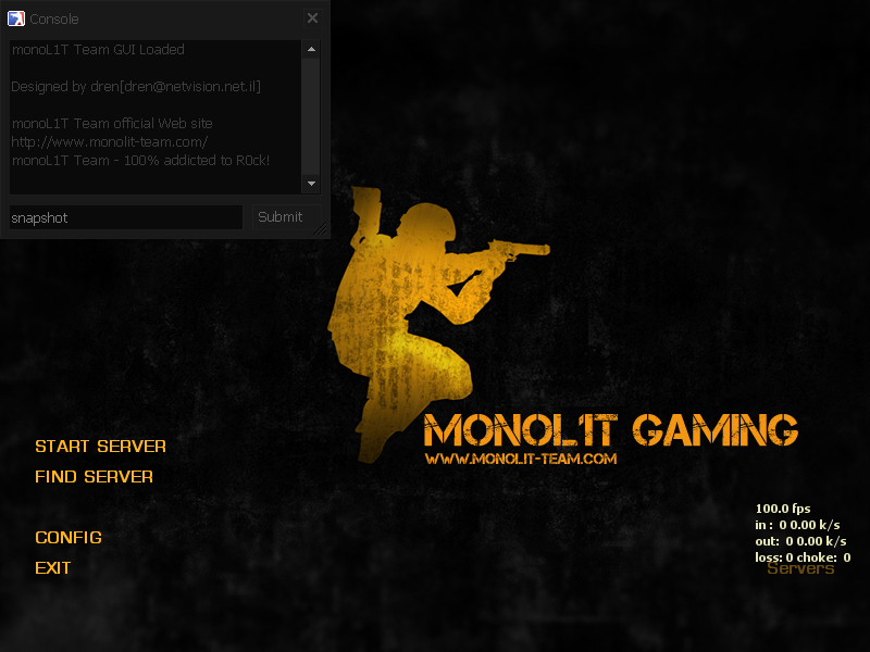 Скриншот monoL1T GUI